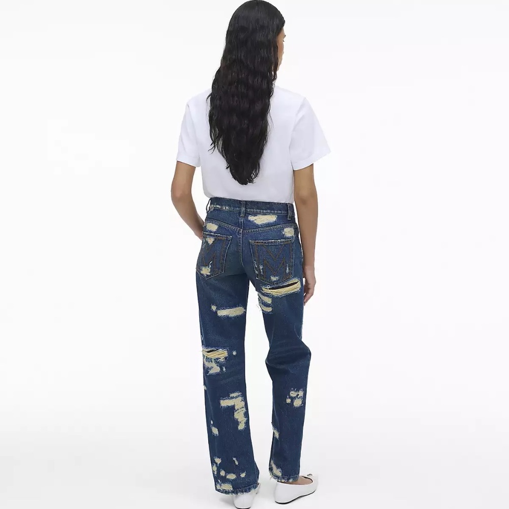 Marc Jacobs Rip and Repair Straight Jean Sz 24 - Picture 6 of 6